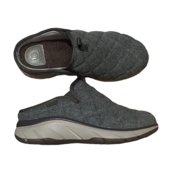 Bionica Wool Slip On Mules Slippers Clogs Comfort shoes Grey 7M, New - Picture 3 of 9